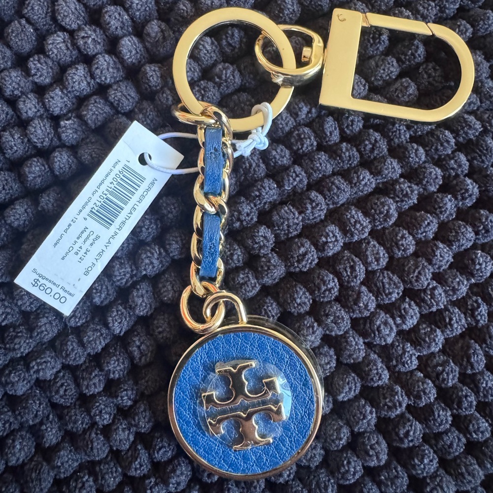 Tory Burch key fob keychain